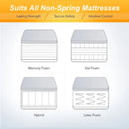 CO-Z Massaging Zero Gravity Adjustable Bed with Wireless Remote and Underbed Lighting