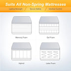 CO-Z Massaging Zero Gravity Adjustable Bed with Wireless Remote and Underbed Lighting
