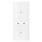 Modern Single Drawer Double Door Wardrobe Storage Cabinet