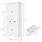 Modern Single Drawer Double Door Wardrobe Storage Cabinet