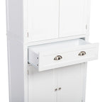 Modern Single Drawer Double Door Wardrobe Storage Cabinet