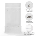 Crosley Ellison Hall Tree - 42.5W x 18D x 74.13H