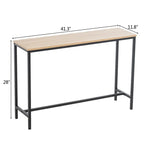 Industrial Metal/ MDF Modern Console/ Sofa Table