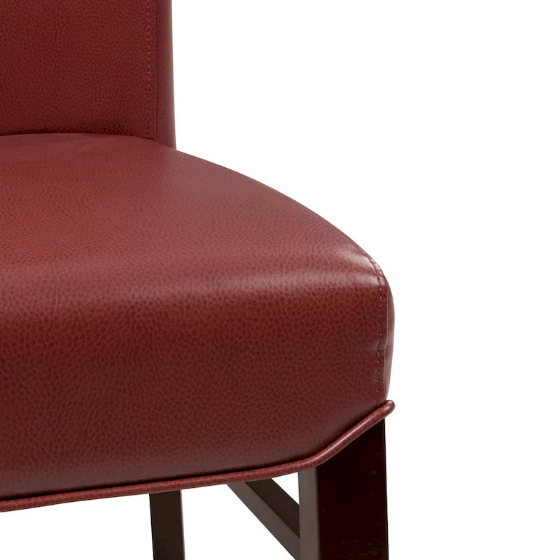 Milton Bonded Leather Dining Chairs (Set of 2) - na