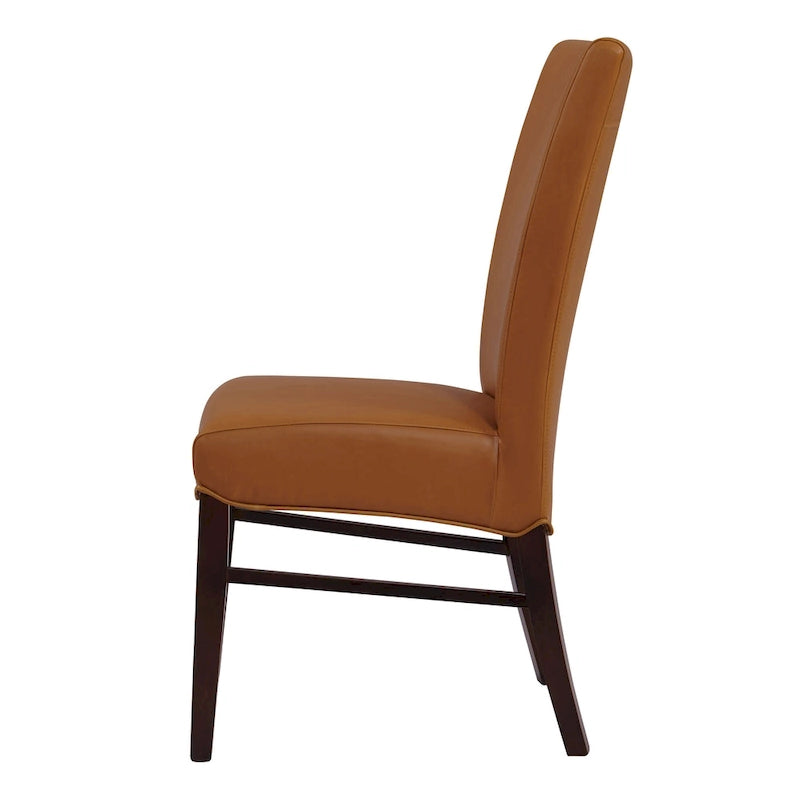 Milton Bonded Leather Dining Chairs (Set of 2) - na