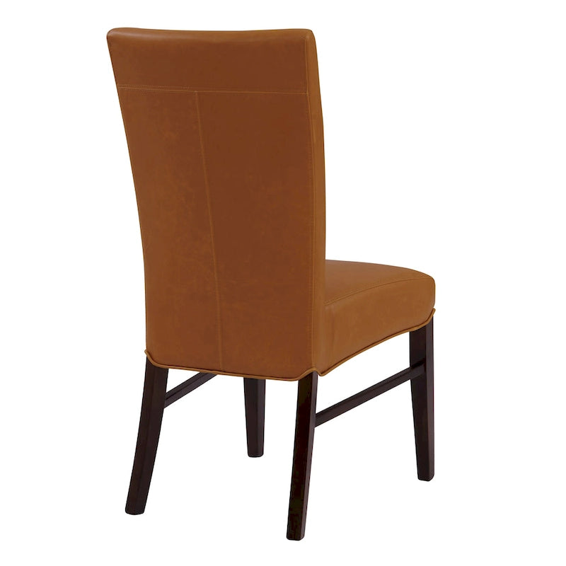Milton Bonded Leather Dining Chairs (Set of 2) - na