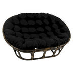 65-inch by 48-inch Solid Twill Double Papasan Cushion (Cushion Only)