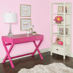 Poppy Rectangular Writing Desk with Storage