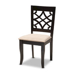 Modern and Contemporary Fabric 4-Piece Dining Chair Set