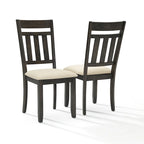 Crosley Hayden 5Pc Round Dining Set Slate Table, 4 Chairs