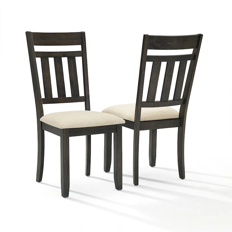 Crosley Hayden 5Pc Round Dining Set Slate Table, 4 Chairs