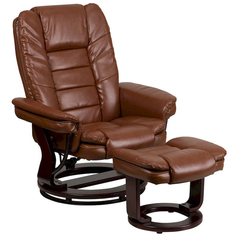 Contemporary LeatherSoft Recliner