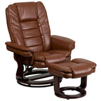 Contemporary LeatherSoft Recliner