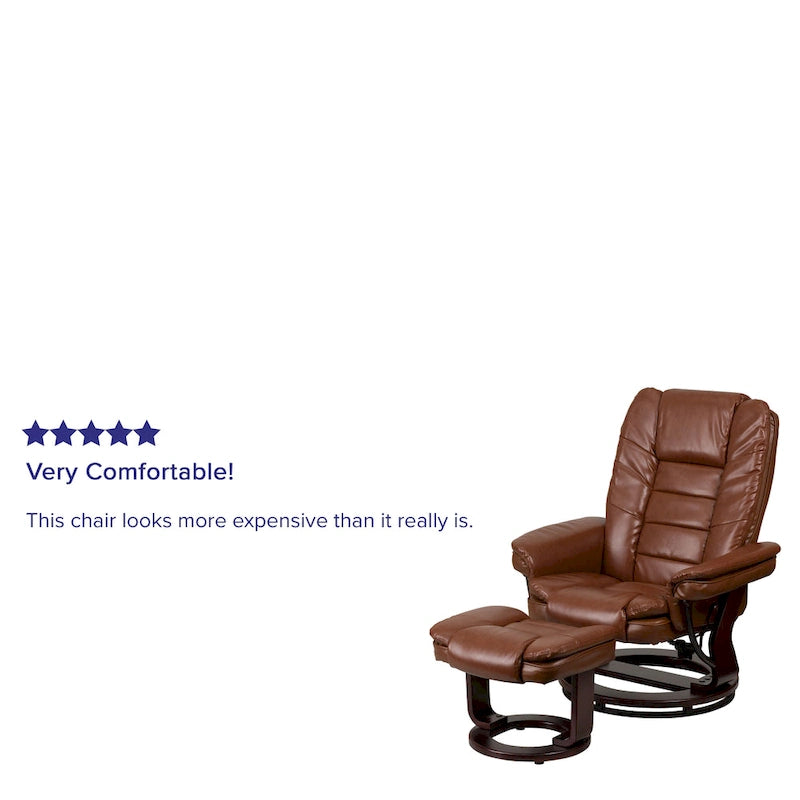 Contemporary LeatherSoft Recliner