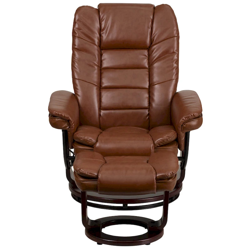 Contemporary LeatherSoft Recliner