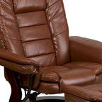 Contemporary LeatherSoft Recliner