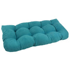 42-inch by 19-inch Rounded Back Microsuede Bench Cushion - 42 x 19