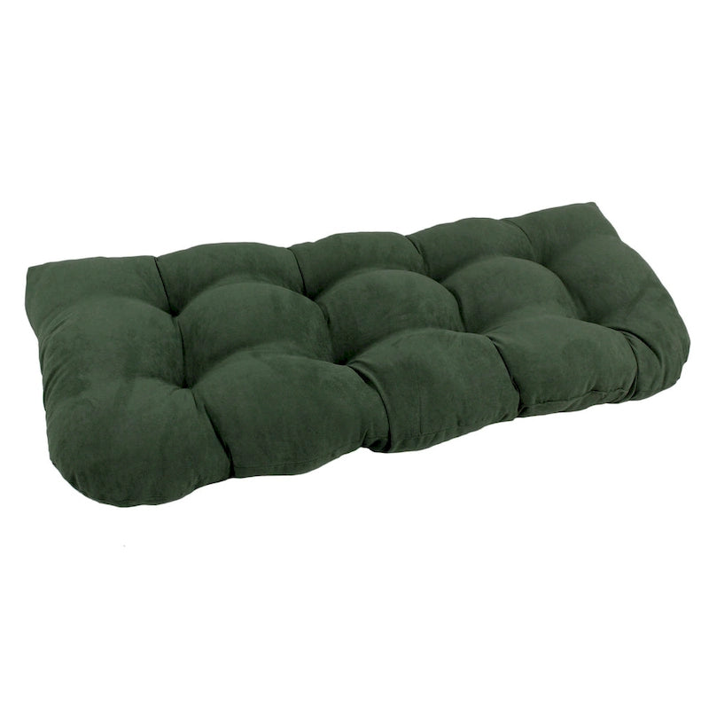 42-inch by 19-inch Rounded Back Microsuede Bench Cushion - 42 x 19