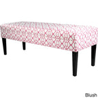 Kaya Noah Button Tufted Upholstered Long Bench