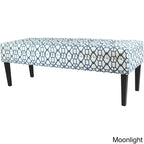 Kaya Noah Button Tufted Upholstered Long Bench