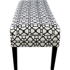 Kaya Noah Button Tufted Upholstered Long Bench
