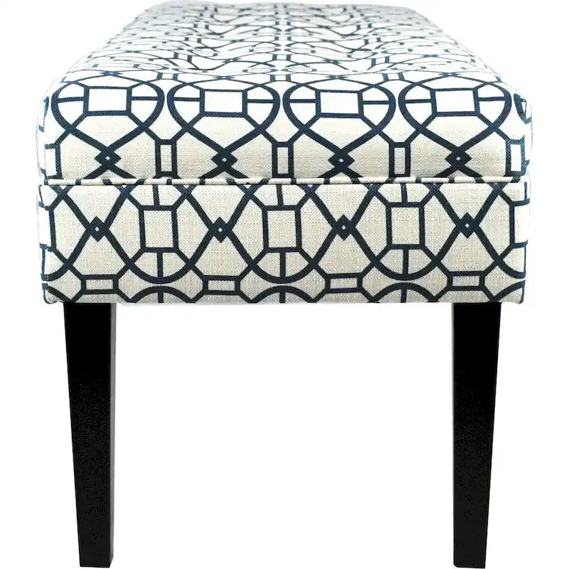 Kaya Noah Button Tufted Upholstered Long Bench