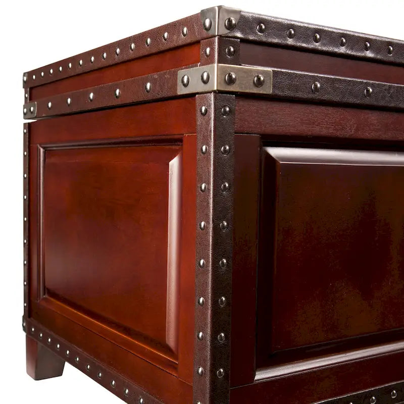 SEI Furniture Ailsa Wooden Trunk Coffee Table