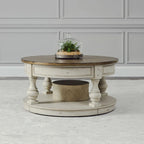 Morgan Creek Antique White Opt 3 Piece Set (1-Cocktail 2-End Tables)