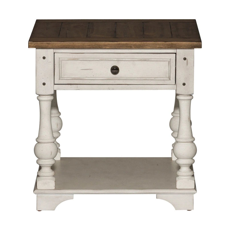 Morgan Creek Antique White Opt 3 Piece Set (1-Cocktail 2-End Tables)