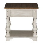 Morgan Creek Antique White Opt 3 Piece Set (1-Cocktail 2-End Tables)