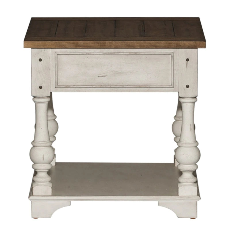 Morgan Creek Antique White Opt 3 Piece Set (1-Cocktail 2-End Tables)