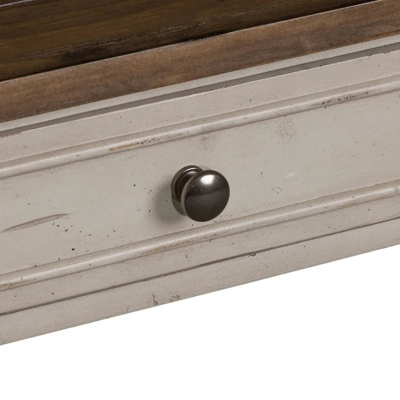 Morgan Creek Antique White Opt 3 Piece Set (1-Cocktail 2-End Tables)