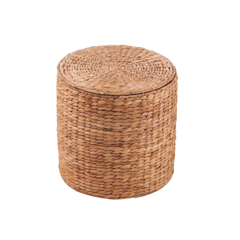 SEI Furniture Sachi Natural Woven Water Hyacinth Coffee Tables (Set of 2) with Storage