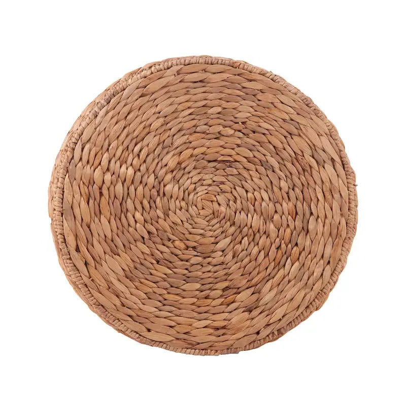 SEI Furniture Sachi Natural Woven Water Hyacinth Coffee Tables (Set of 2) with Storage