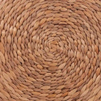 SEI Furniture Sachi Natural Woven Water Hyacinth Coffee Tables (Set of 2) with Storage