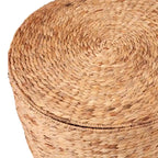 SEI Furniture Sachi Natural Woven Water Hyacinth Coffee Tables (Set of 2) with Storage