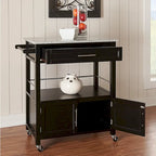 Porch & Den Bigelow Classic Mobile Kitchen Cart