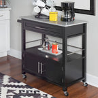 Porch & Den Bigelow Classic Mobile Kitchen Cart