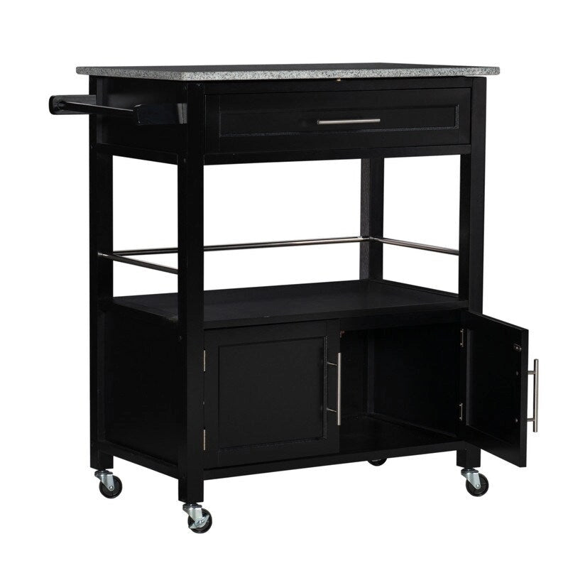 Porch & Den Bigelow Classic Mobile Kitchen Cart