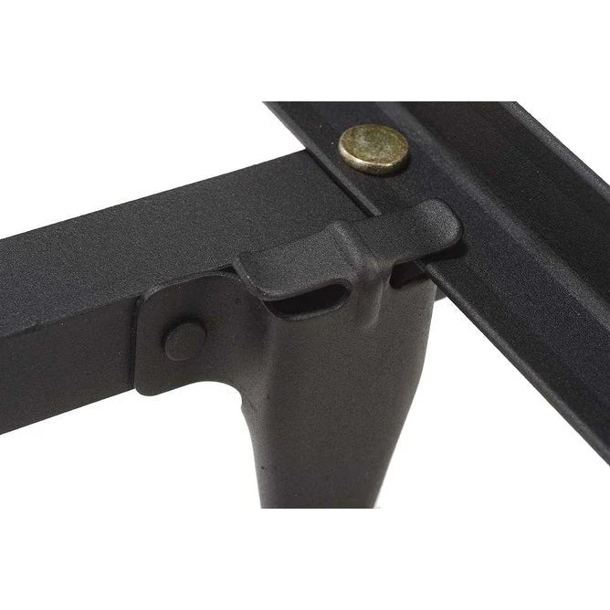 7-Leg Heavy Duty Queen Bed Frame with Center Support & Locking Wheel