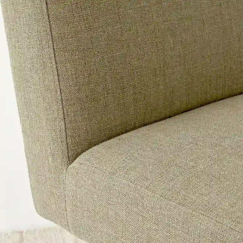 Linen Mid Century Modern Dining Chair