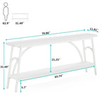 Console Table Behind Sofa Couch,Narrow Long Sofa Table,Hallway Accent Tables for Entryway