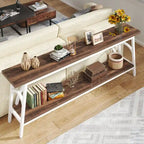 Console Table Behind Sofa Couch,Narrow Long Sofa Table,Hallway Accent Tables for Entryway