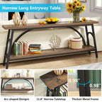 Console Table Behind Sofa Couch,Narrow Long Sofa Table,Hallway Accent Tables for Entryway