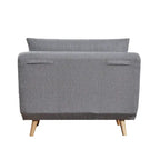 Foldable Sleep Chair with Hideaway Legs and Backrest Pillow - 75.5D x 41W x 30H