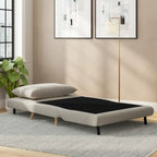 Foldable Sleep Chair with Hideaway Legs and Backrest Pillow - 75.5D x 41W x 30H