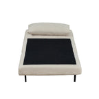 Foldable Sleep Chair with Hideaway Legs and Backrest Pillow - 75.5D x 41W x 30H