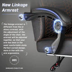 Bossin Gaming Chairs with Footrest, Big and Tall Chair 400 Capacity, Racing Style Computer Chair with Ergonomic Lumbar Support