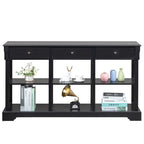 Console Table with Ample Storage for Entryway Living Room