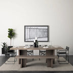 Direttore Black Genuine Leather Seat With Black Iron Frame Dining Chair - 19.7W x 21.7D x 33H